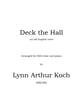 Deck the Hall SAB choral sheet music cover